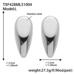 18K Gold-Plated Teardrop Pendant Jewelry