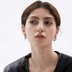 Marielle Minimalist Heart Stud Earrings