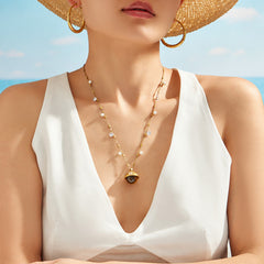 Gourd and Tiger Eye Pendant Necklace Designs