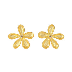 Daphne Vintage-Inspired Floral Stud Earrings