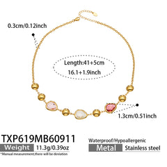 Colored Glass Necklace or Bracelet