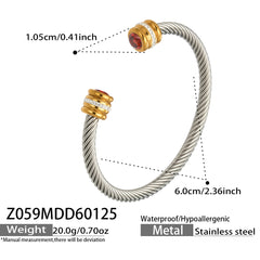 Cubic Zirconia Open Cuff Bracelet Designs