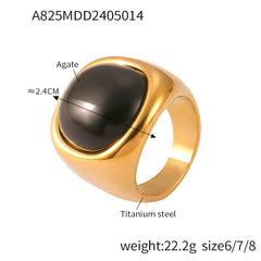 Geometric Sparkling Statement Ring