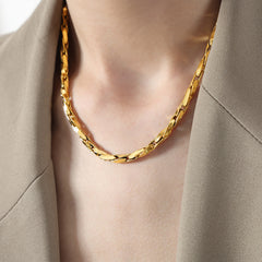Textured Link Chain Bracelet or Necklace
