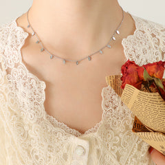 18K Gold-Plated Geometric Charm Necklace Designs