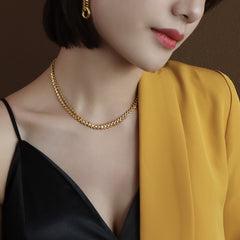 Leaf Texture Necklace and Bracelet