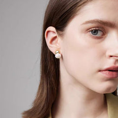 Nadine Vintage-Inspired Pearl Stud Earrings No. 597499
