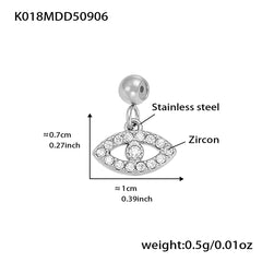 18K Gold-Plated Cubic Zirconia Charms and Chain Designs