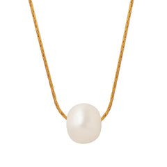 18K Gold-Plated Freshwater Pearl Pendant Necklace