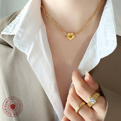 Flower Toggle Chain Necklace or Bracelet