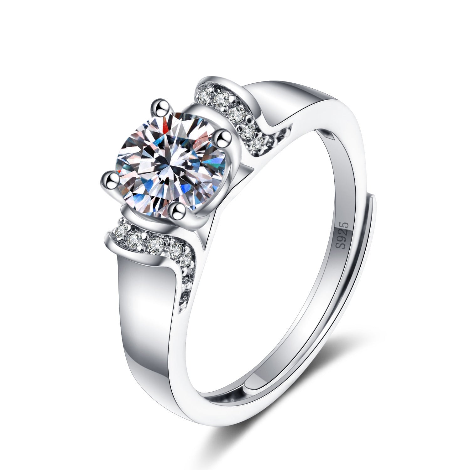 Lumière Charm Ring on a clean background