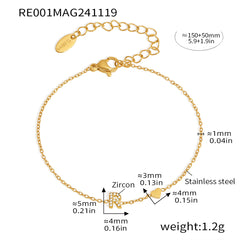 Cubic Zirconia Initial Jewelry Collection