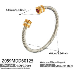 Cubic Zirconia Open Cuff Bracelet Designs