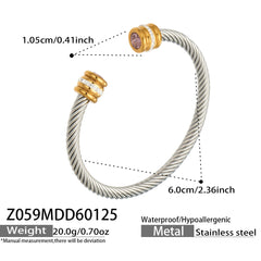Cubic Zirconia Open Cuff Bracelet Designs