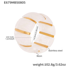 Color Resin Wide Stretch Bangle Designs