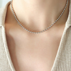 Cubic Zirconia Starburst Necklace & Bracelet