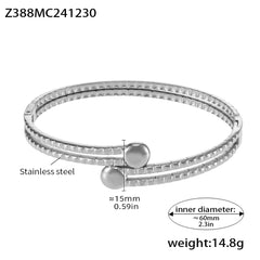 18K Gold-Plated Statement Bangle Designs