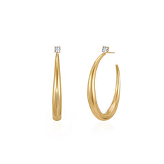 Marielle Modern Hoop Earrings