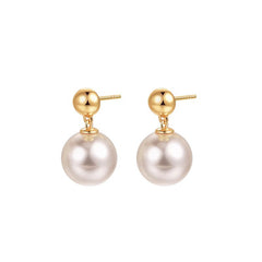 Daphne Vintage-Inspired Pearl Stud Earrings No. 308027