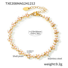 Pearl-Look Bead Necklace or Bracelet