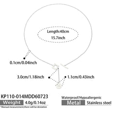 Geometric and Heart Pendant Necklace Collection