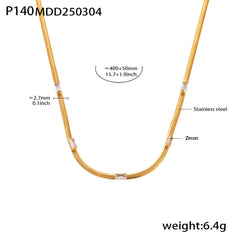 18K Gold-Plated Eye Motif Necklaces & Ring