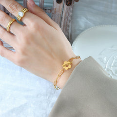 Flower Toggle Chain Necklace or Bracelet