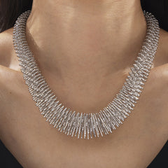 Coiled Statement Collar Necklace