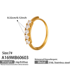 18K Gold-Plated Playful Cubic Zirconia Ring Designs