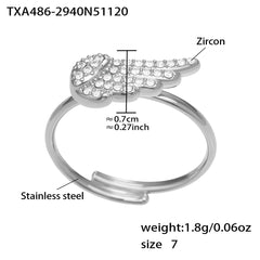 Cubic Zirconia Wing Jewelry