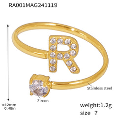 Cubic Zirconia Initial Jewelry Collection