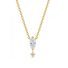 Nadine Dainty Marquise Choker Necklace