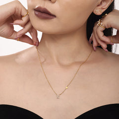 Cubic Zirconia Initial Jewelry Collection