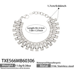 Bold Stone-Accent Chain Necklace or Bracelet