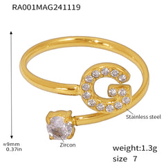 Cubic Zirconia Initial Jewelry Collection
