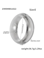 18K Gold-Plated Hammered Wide Bangle Designs