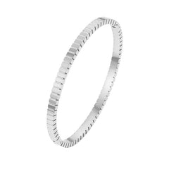 Daphne Minimalist Stainless Steel Bangle Bracelet