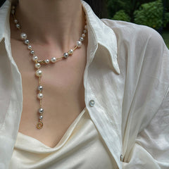 Nadine Vintage-Inspired Pearl Necklace