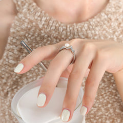 Freshwater Pearl Sculptural Open Ring