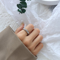 Hammered Textured Band Ring