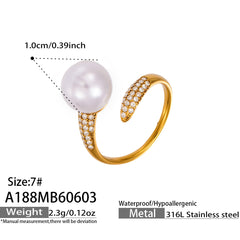 18K Gold-Plated Playful Cubic Zirconia Ring Designs