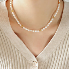 Freshwater Pearl Accent Necklace