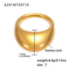 Gold-Tone Sculptural Statement Ring Designs