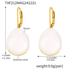 Resin Teardrop Necklace, Earrings or Ring