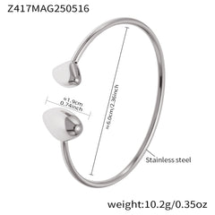 Cubic Zirconia or Openwork Bangle Bracelet