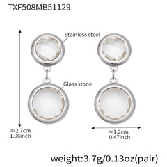 Round Stone Accent Bracelet or Earrings