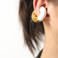Sculptural Geometric Ear Cuffs