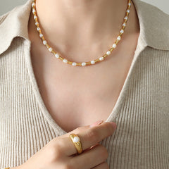 Freshwater Pearl Mixed Bead Necklace or Bracelet