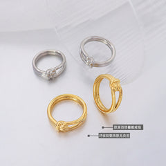 Openwork Knot Detail Ring