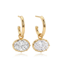 Nicolette Oval Stud Earrings